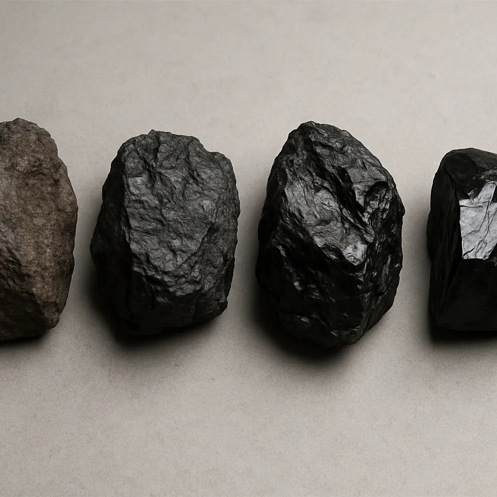 Types of coal and their characteristics